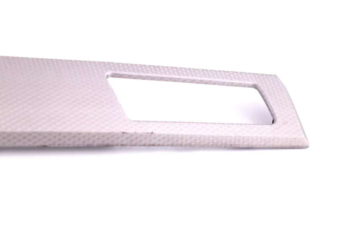 BMW 5 Series E60 E61 Decorative Strip Dashboard Left N/S Alu Cube Pure Silver - SKU rhd-7899378-2 - Part number 7899378