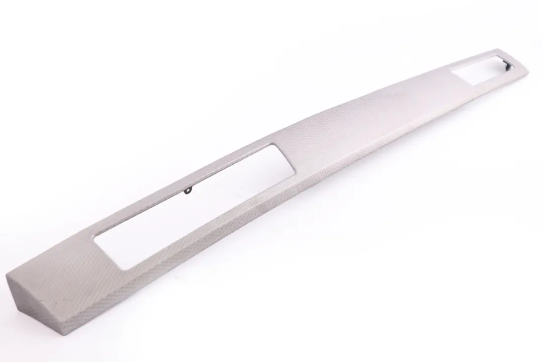 BMW 5 Series E60 E61 Decorative Strip Dashboard Left N/S Alu Cube Pure Silver - SKU rhd-7899378-2 - Part number 7899378
