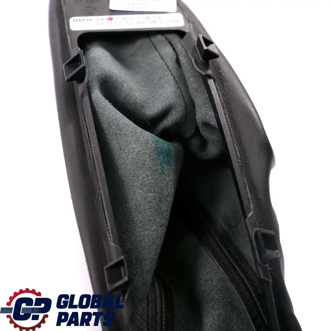 BMW 3 Series E90 E91 E92 E93 M SPORT Black Leather Handbrake Level Cover Schwarz - SKU rhd-7900778 - Part number 7900778