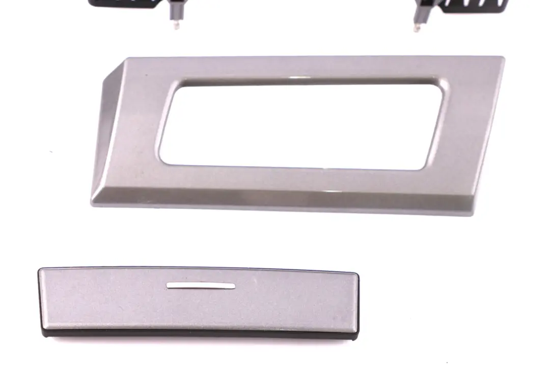 BMW 5 Series E60 E61 LCI Set Decor Strip Dash Trim Cover Spacegrau Space Grey - SKU rhd-7903542 - Part number 7903542