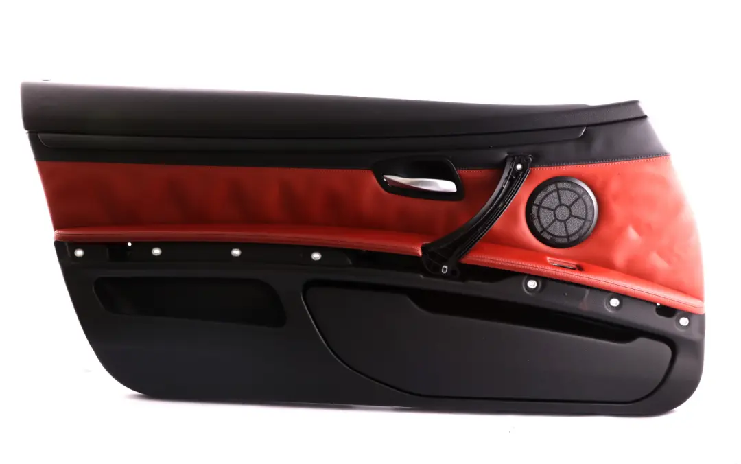 Front Left N/S Door Card Lining Trim Leather Red to BMW 3 Series E92 E93 M3 with Part number 7903611 BMW 3 Series E92 E93 M3 Front Left N/S Door Card Lining Trim Leather Red - SKU rhd-7903611 - Part number 7903611