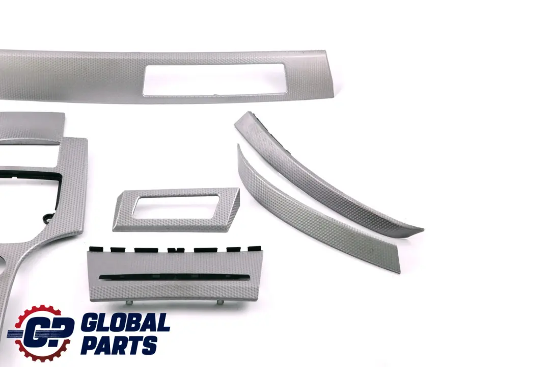 Set Strip Dashboard Interior Trim Alu Cube Pure to BMW 5 Series E60 E61 M Sport with Part number 7905346 BMW 5 Series E60 E61 M Sport Set Strip Dashboard Interior Trim Alu Cube Pure - SKU rhd-7905346 - Part number 7905346