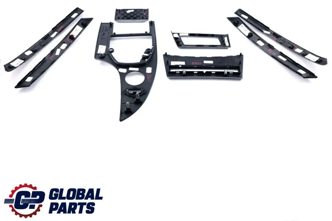 Set Strip Dashboard Interior Trim Alu Cube Pure to BMW 5 Series E60 E61 M Sport with Part number 7905346 BMW 5 Series E60 E61 M Sport Set Strip Dashboard Interior Trim Alu Cube Pure - SKU rhd-7905346 - Part number 7905346