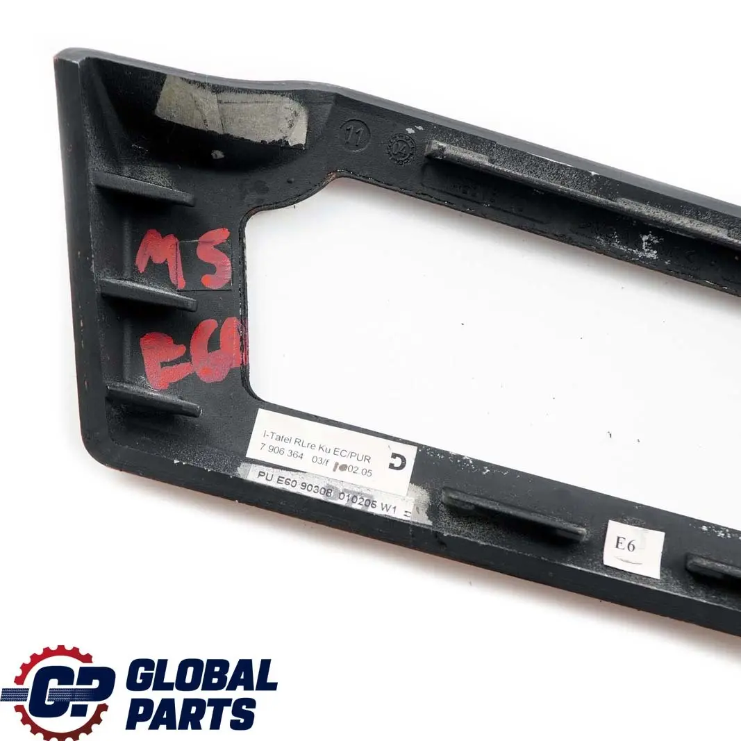 Trim Strip Dashboard Front Right O/S Panel Wood Carrara to BMW 5 E60 E61 LCI M5 with Part number 7906364 BMW 5 E60 E61 LCI M5 Trim Strip Dashboard Front Right O/S Panel Wood Carrara - SKU rhd-7906364 - Part number 7906364