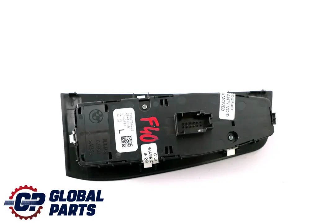 Door Window Lifter Switch Control Operating Unit to BMW 1 Series F40 with Part number 7950754 BMW 1 Series F40 Door Window Lifter Switch Control Operating Unit - SKU rhd-7950754 - Part number 7950754