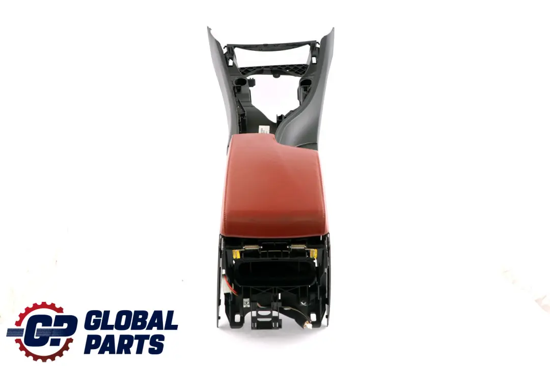 Centre Console Leather Armrest Red Fuchsrot to BMW 3 Series E90 E92 E93 LCI M3 with Part number 7963310 BMW 3 Series E90 E92 E93 LCI M3 Centre Console Leather Armrest Red Fuchsrot - SKU rhd-7963310 - Part number 7963310