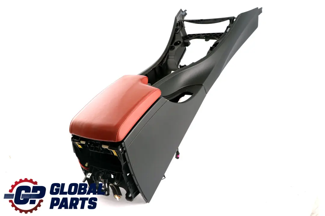 Centre Console Leather Armrest Red Fuchsrot to BMW 3 Series E90 E92 E93 LCI M3 with Part number 7963310 BMW 3 Series E90 E92 E93 LCI M3 Centre Console Leather Armrest Red Fuchsrot - SKU rhd-7963310 - Part number 7963310