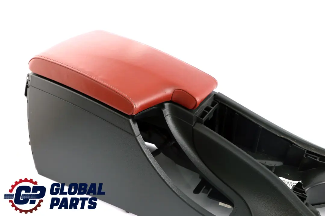 Centre Console Leather Armrest Red Fuchsrot to BMW 3 Series E90 E92 E93 LCI M3 with Part number 7963310 BMW 3 Series E90 E92 E93 LCI M3 Centre Console Leather Armrest Red Fuchsrot - SKU rhd-7963310 - Part number 7963310