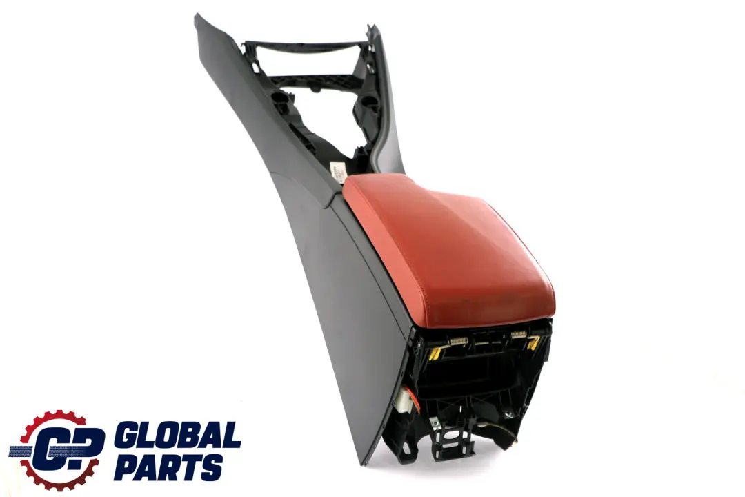Centre Console Leather Armrest Red Fuchsrot to BMW 3 Series E90 E92 E93 LCI M3 with Part number 7963310 BMW 3 Series E90 E92 E93 LCI M3 Centre Console Leather Armrest Red Fuchsrot - SKU rhd-7963310 - Part number 7963310