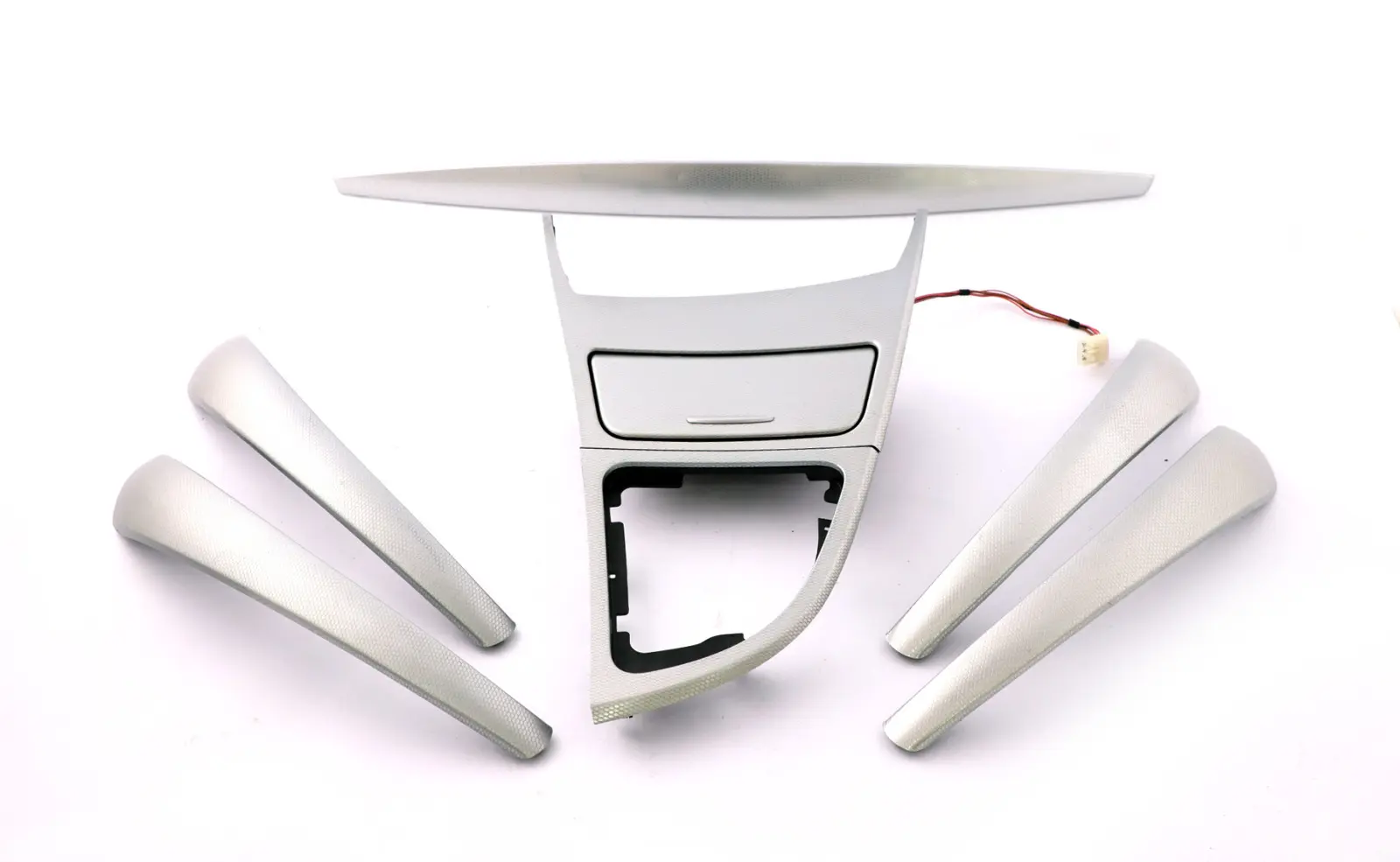 BMW 1 Series E87 Interior Trim Set Dash Dashboard Ashtray Ash Glacier Silver