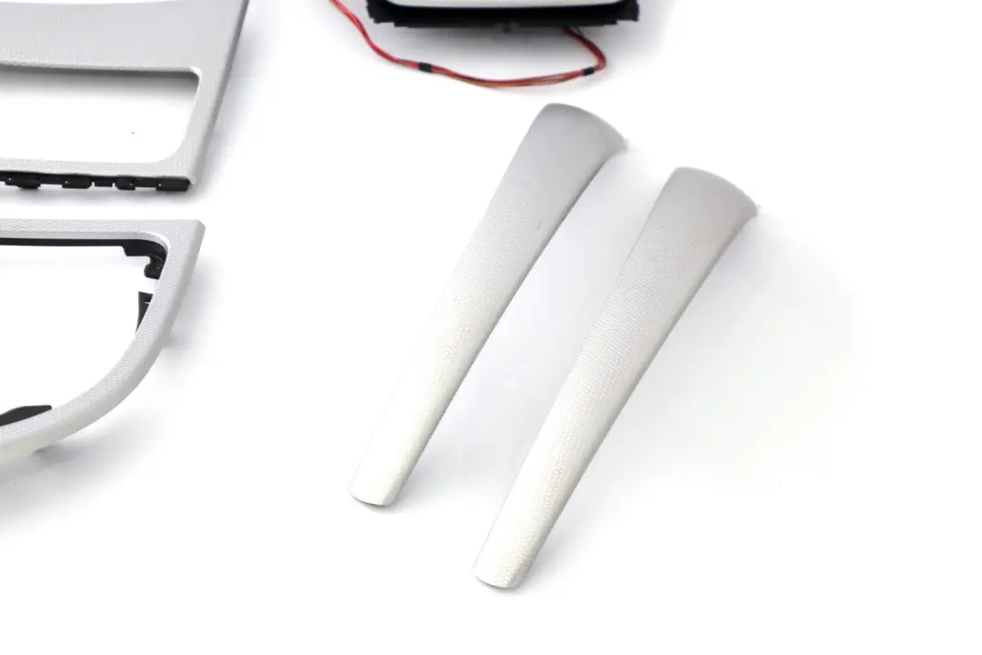 BMW 1 Series E87 LCI Interior Trim Set Dash Dashboard Ashtray Glacier Silver - SKU rhd-8037458-3 - Part number 8037458