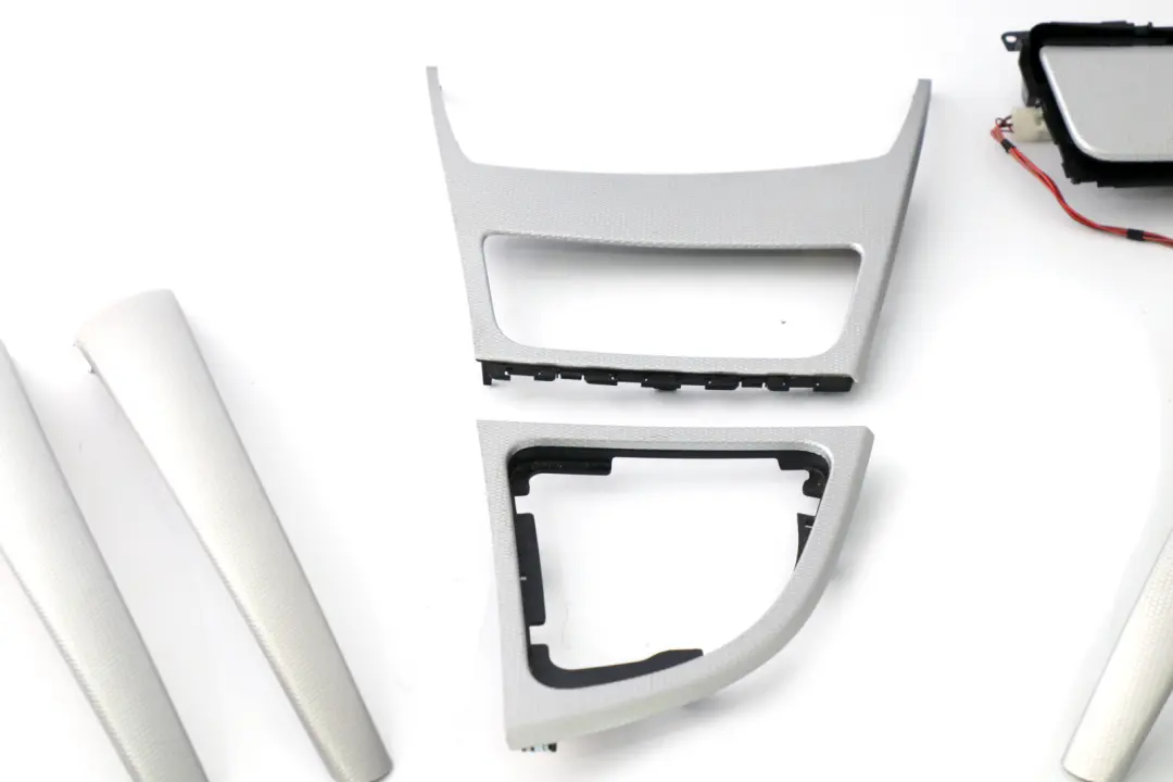 BMW 1 Series E87 LCI Interior Trim Set Dash Dashboard Ashtray Glacier Silver - SKU rhd-8037458-3 - Part number 8037458
