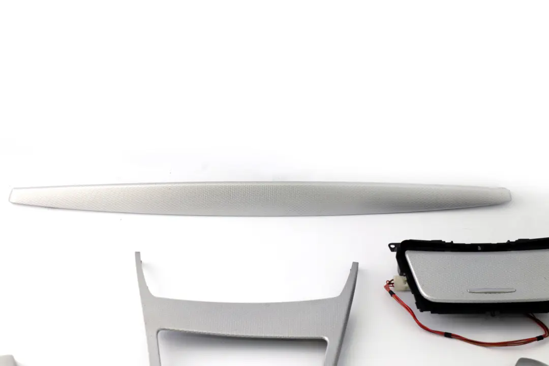 BMW 1 Series E87 LCI Interior Trim Set Dash Dashboard Ashtray Glacier Silver - SKU rhd-8037458-3 - Part number 8037458