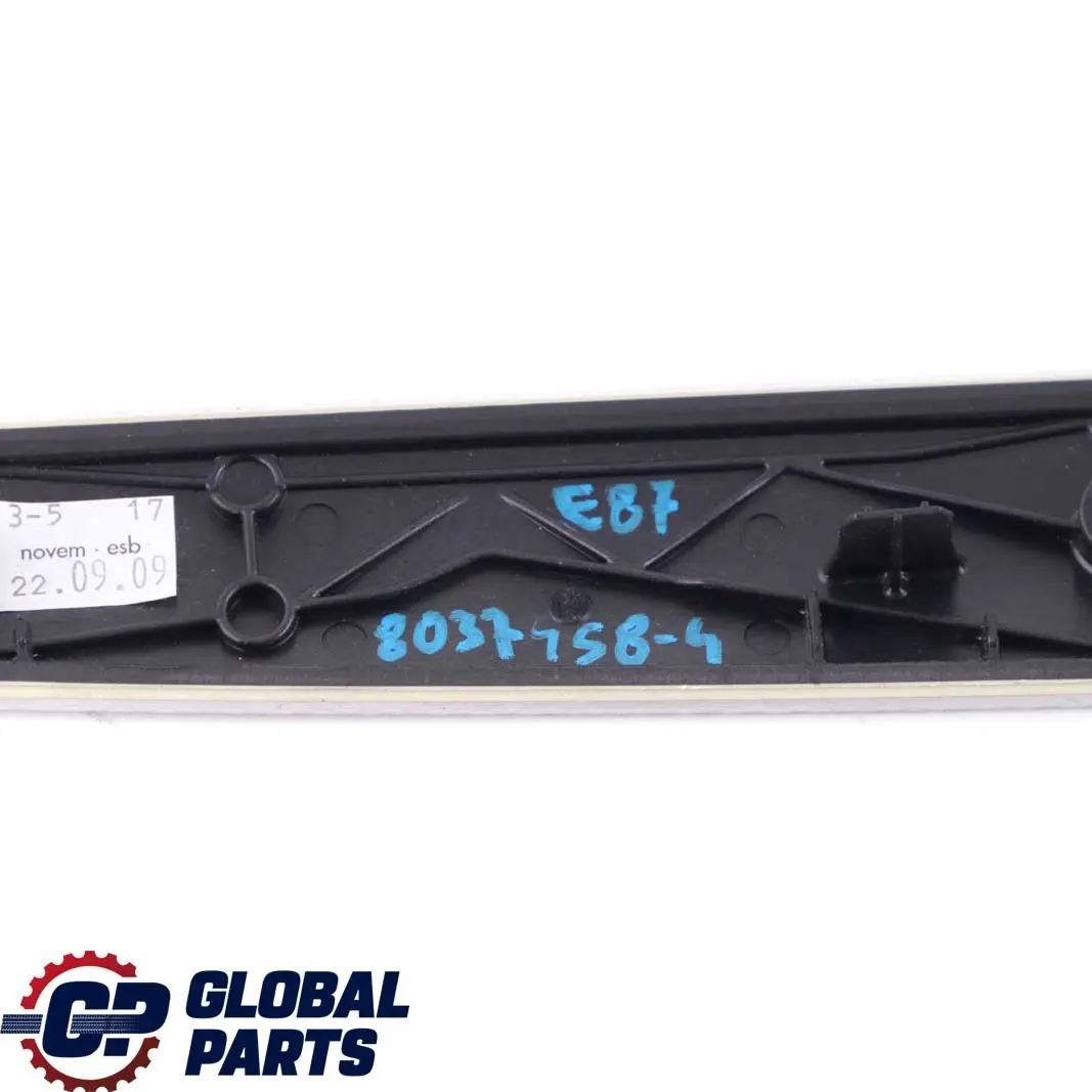 BMW 1 Series 4 E81 E82 E87 LCI E88 Trim Dash Dashboard Aluminium Glacier Silver - SKU rhd-8037458-4 - Part number 8037458