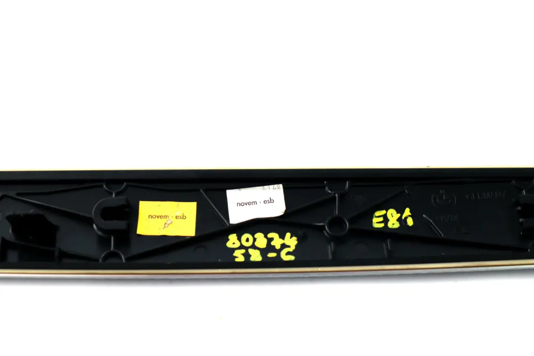 Trim Dash Dashboard Aluminium Glacier Silver to BMW 1 Series 6 E81 E82 E87 LCI E88 with Part number 8037458 BMW 1 Series 6 E81 E82 E87 LCI E88 Trim Dash Dashboard Aluminium Glacier Silver - SKU rhd-8037458-6 - Part number 8037458