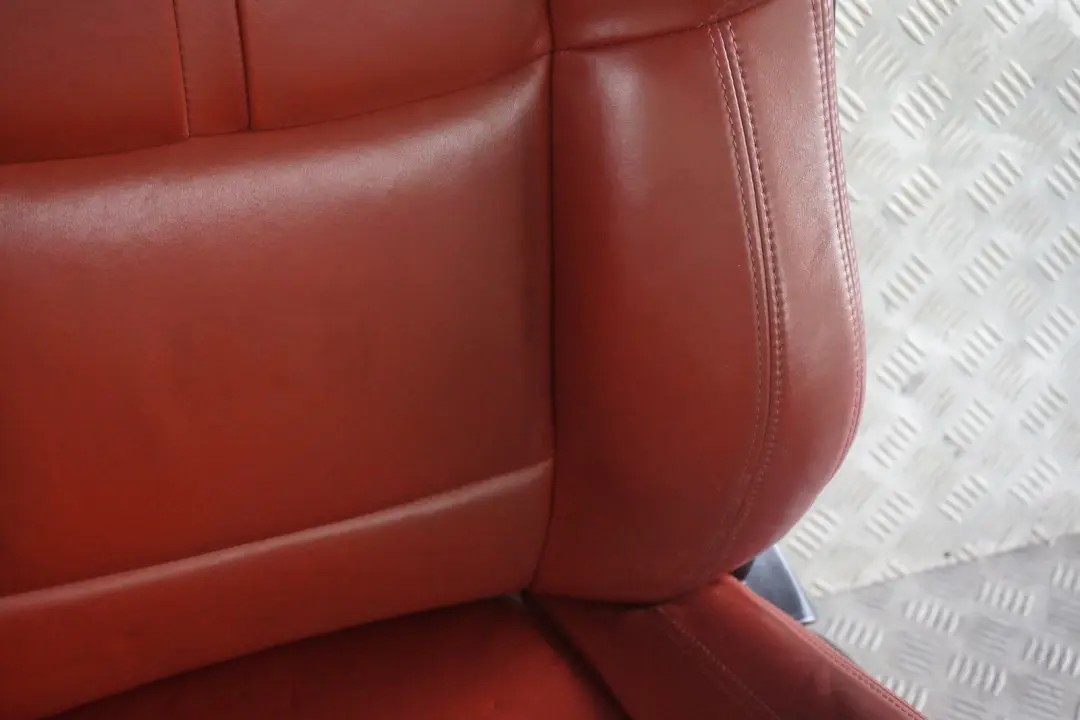 Heated Red Leather Front Left N/S Seat Memory to BMW 3 Series E93 M3 Cabrio Sport with Part number 8038633 BMW 3 Series E93 M3 Cabrio Sport Heated Red Leather Front Left N/S Seat Memory - SKU rhd-8038633 - Part number 8038633