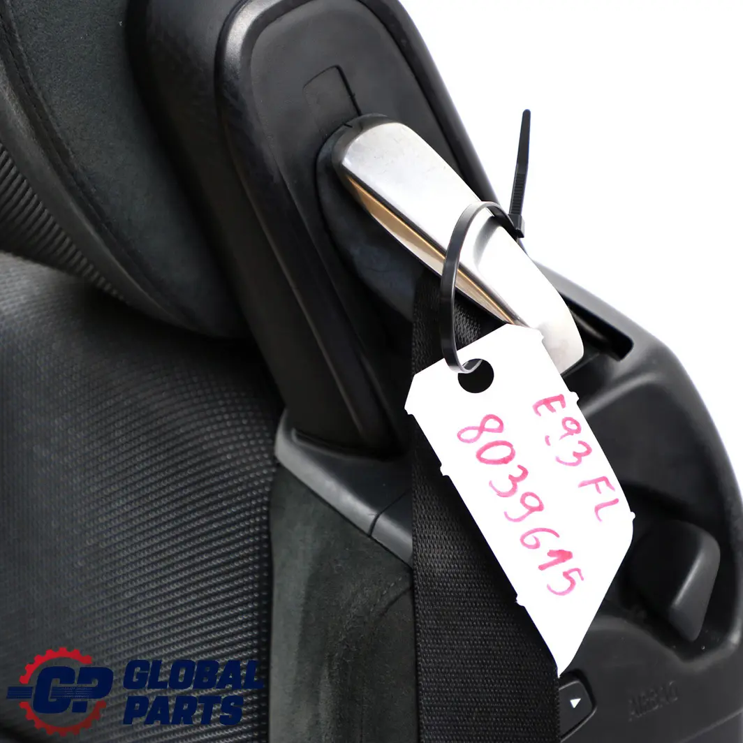 Front Left N/S Passenger Seat Memory Cloth Alcantara to BMW E93 Convertible Sport with Part number 8039615 BMW E93 Convertible Sport Front Left N/S Passenger Seat Memory Cloth Alcantara - SKU RHD-8039615 - Part number 8039615