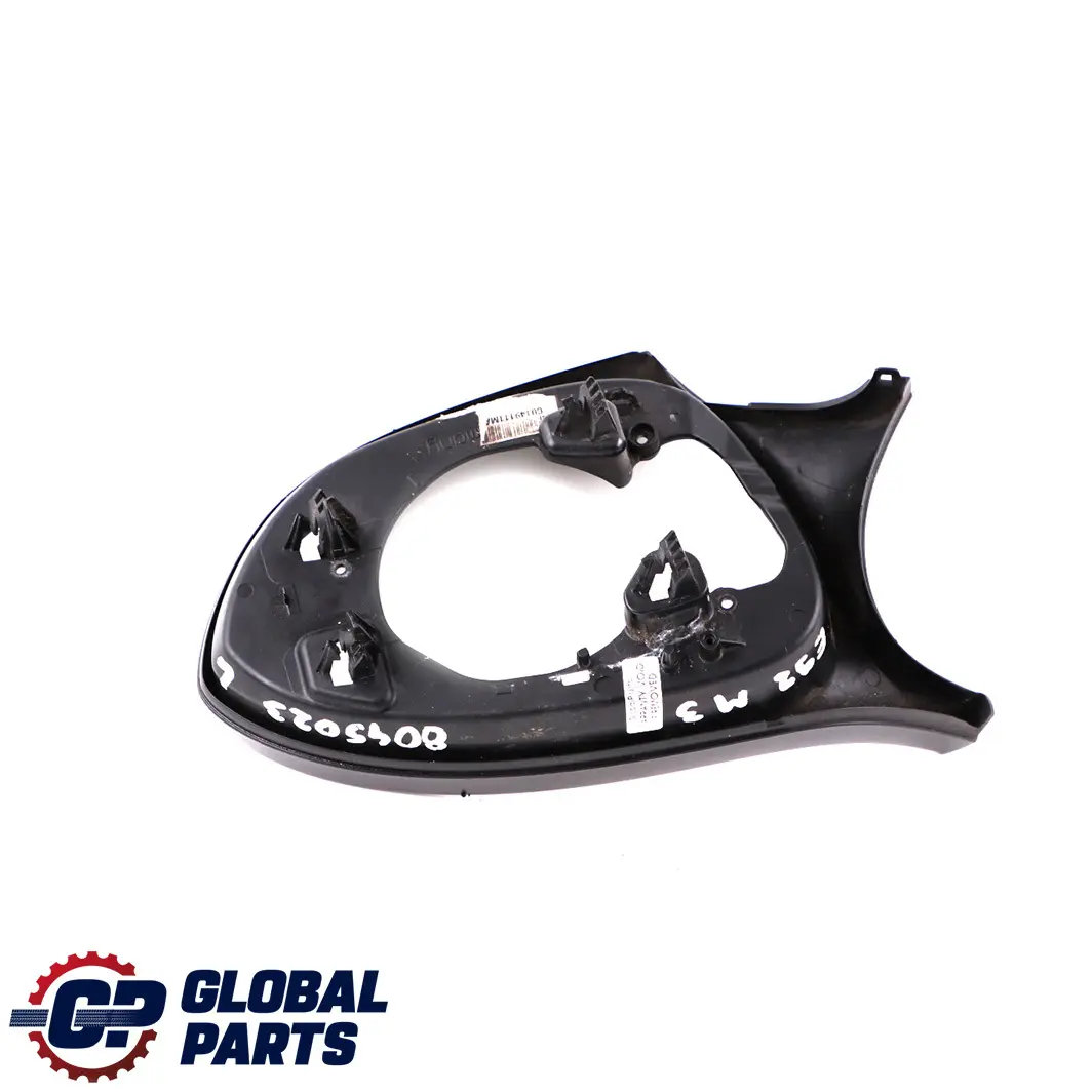 Left N/S Supporting Ring Wing Mirror Housing Black to BMW 3 Series E92 E93 M3 with Part number 8045023 BMW 3 Series E92 E93 M3 Left N/S Supporting Ring Wing Mirror Housing Black - SKU rhd-8045023 - Part number 8045023