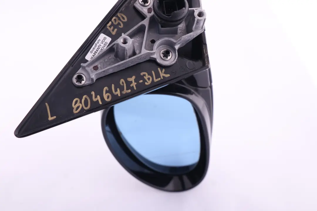  Mirror Wing BMW E90 E91 M Sport Shadow Line Heated Left N/S Black - SKU rhd-8046427-BLK - Part number 8046427