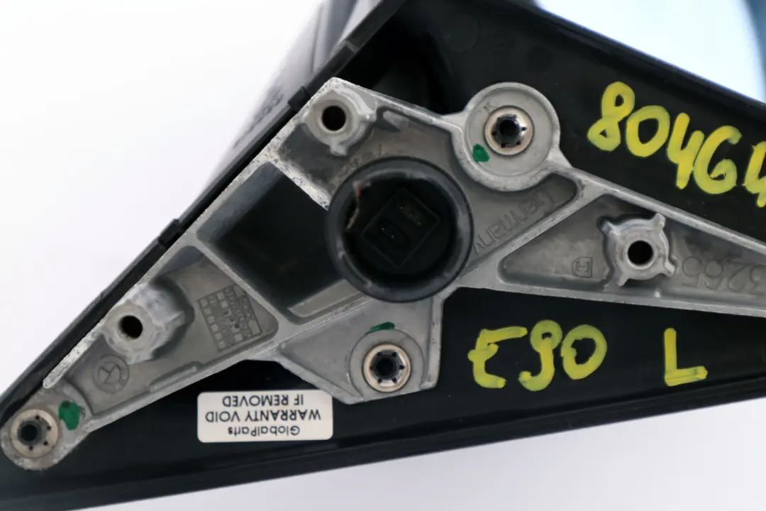 High Gloss Heated Left N/S Wing Mirror Schwarz 2 Black to BMW 3 Series E90 M Sport with Part number 8046427 BMW 3 Series E90 M Sport High Gloss Heated Left N/S Wing Mirror Schwarz 2 Black - SKU rhd-8046427-SCH - Part number 8046427