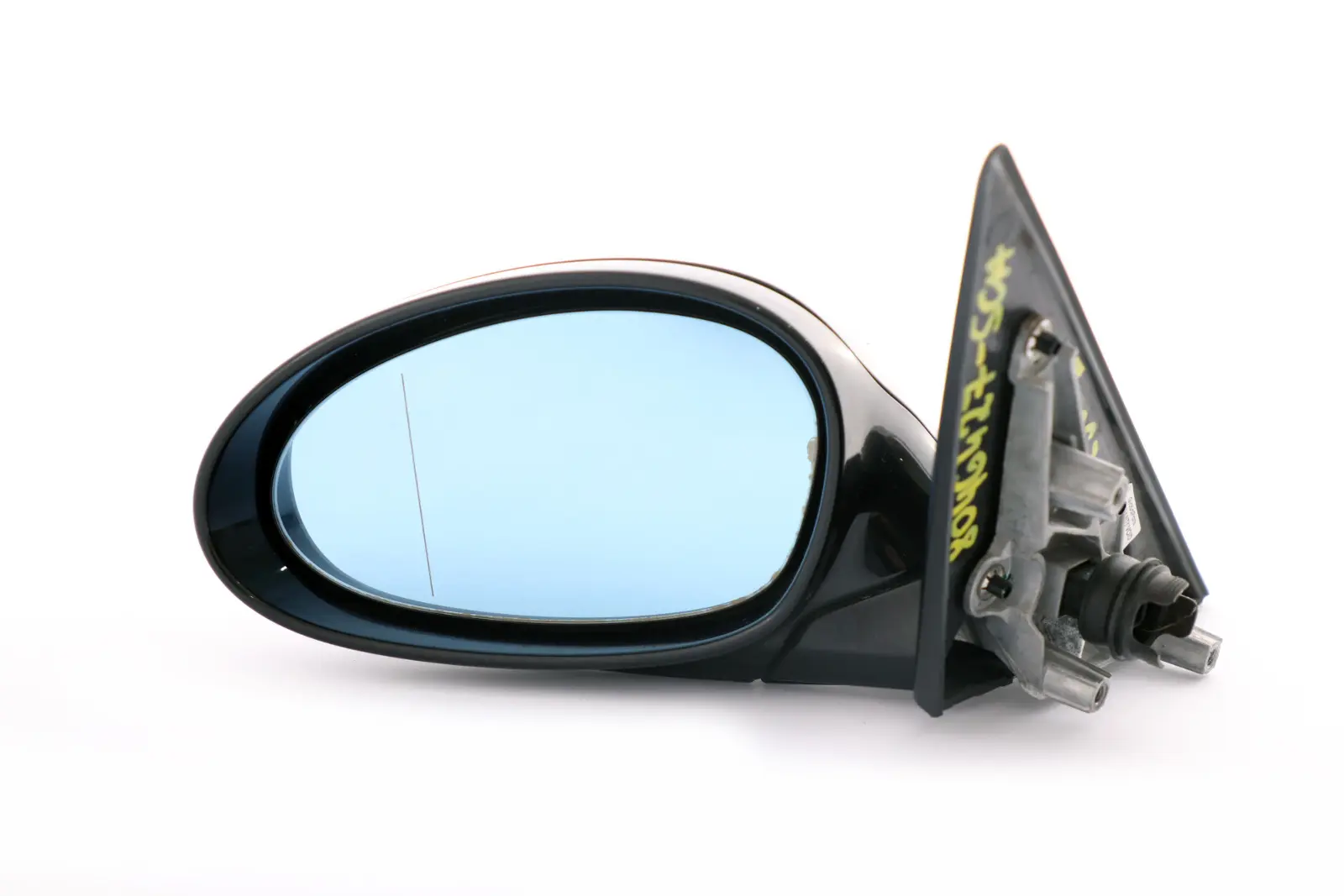 BMW 3 Series E90 M Sport High Gloss Heated Left N/S Wing Mirror Schwarz 2 Black