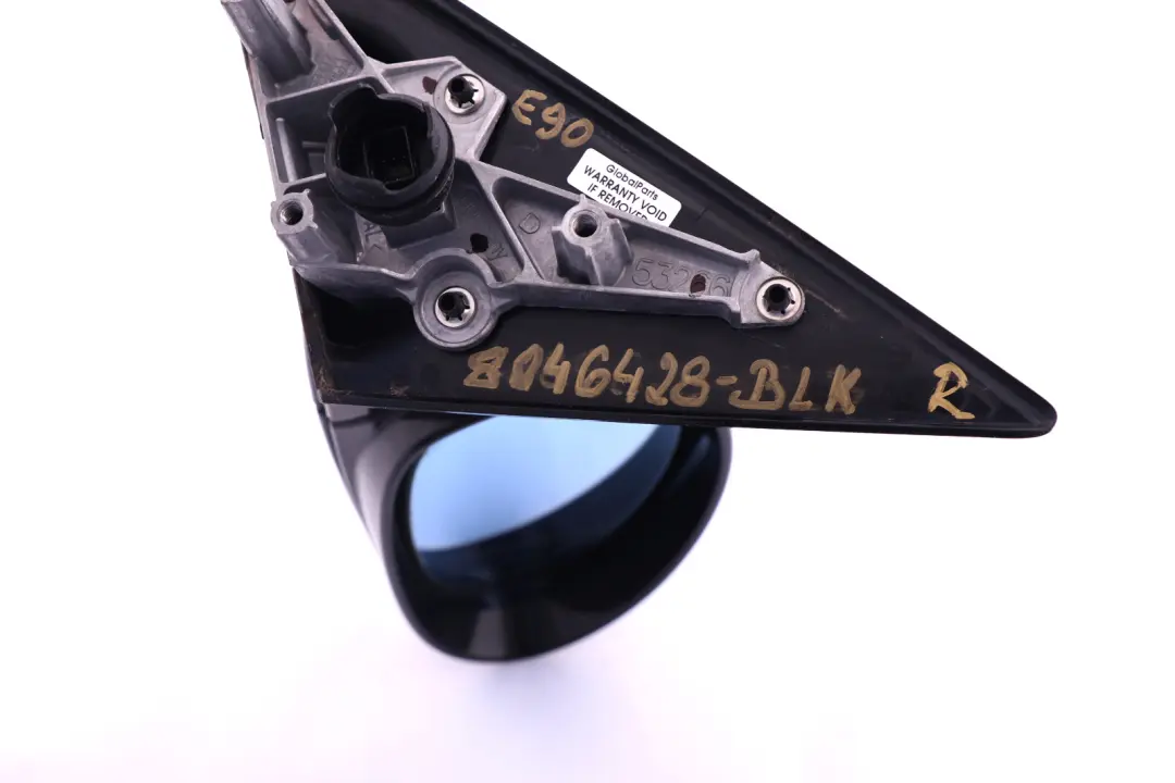Heated Right Wing Mirror O/S Black to BMW 3 Series E90 M Sport Shadow Line with Part number 8046428 BMW 3 Series E90 M Sport Shadow Line Heated Right Wing Mirror O/S Black - SKU rhd-8046428-BLK - Part number 8046428