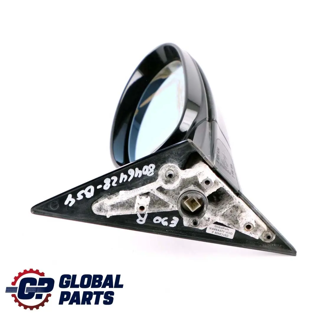 BMW 3 Series 4 E90 M Sport High Gloss Right Wing Mirror O/S Black Sapphire 475 - SKU rhd-8046428-BS4 - Part number 8046428