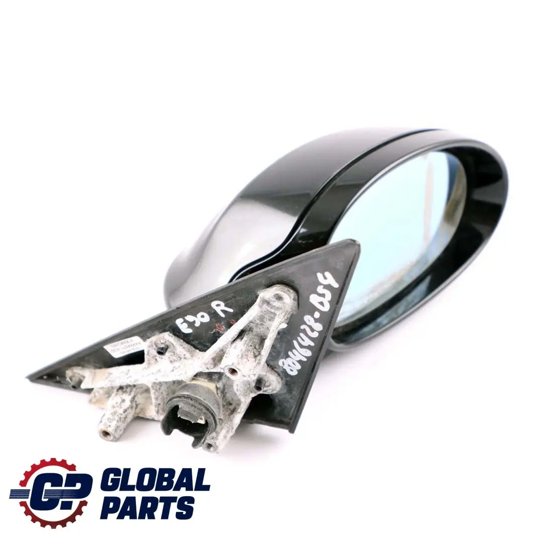 BMW 3 Series 4 E90 M Sport High Gloss Right Wing Mirror O/S Black Sapphire 475 - SKU rhd-8046428-BS4 - Part number 8046428