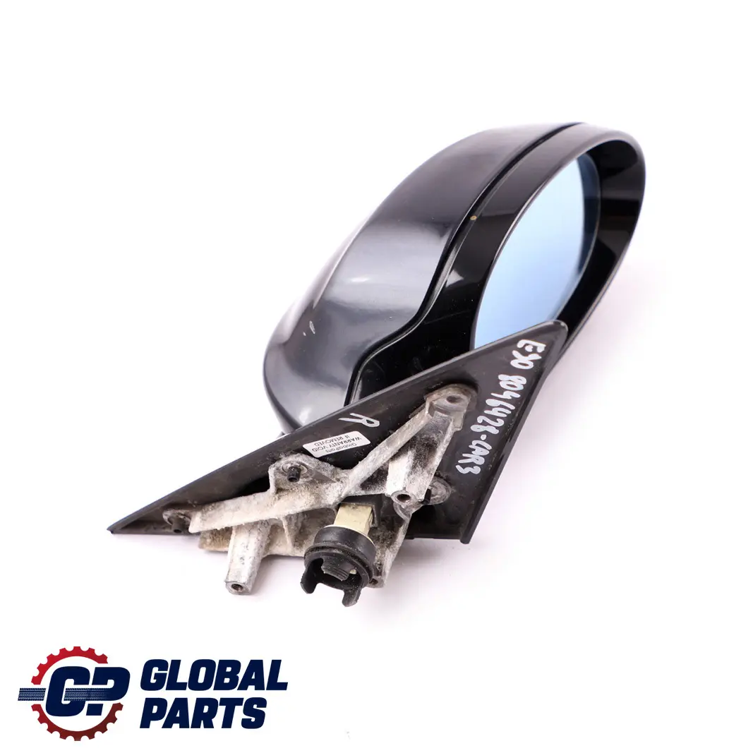 BMW 3 E90 E91 M Sport High Gloss Heated Right O/S Wing Mirror Carbon Black - SKU rhd-8046428-CAR3 - Part number 8046428