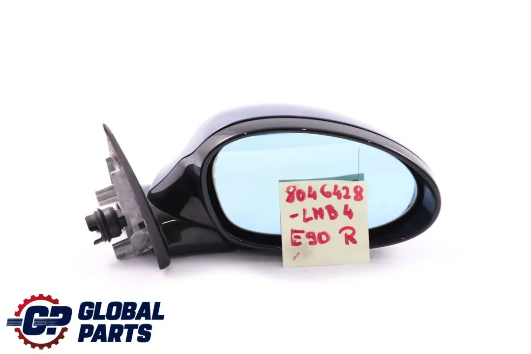 BMW 3 Series 4 E90 M Sport High Gloss Right O/S Heated Wing Mirror Le Mans Blue - SKU rhd-8046428-LMB4 - Part number 8046428