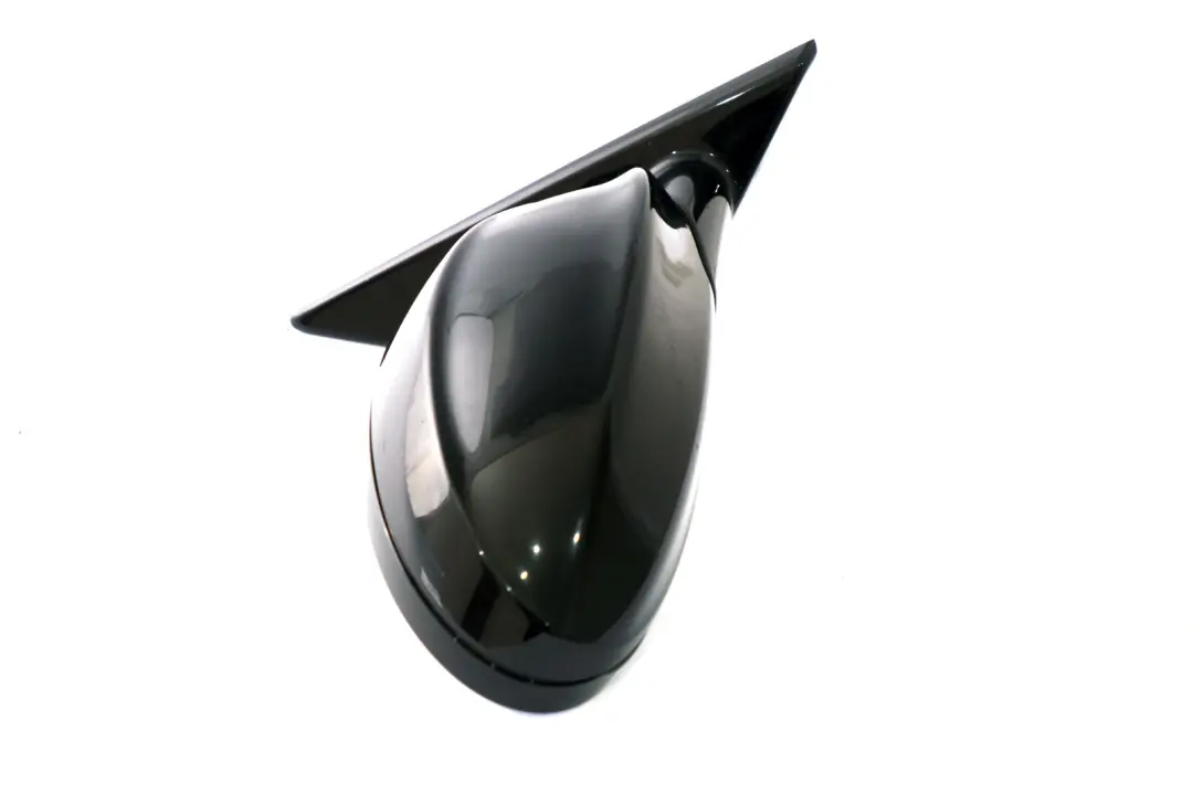 BMW 3 Series E90 M Sport High Gloss Heated Right O/S Wing Mirror Schwarz Black - SKU rhd-8046428-SCH1 - Part number 8046428