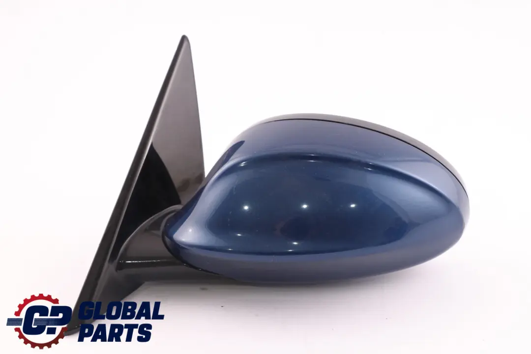 BMW 3 Series E90 M Sport Power Fold Left Wing Mirror N/S Le Mans Blau Blue 381 - SKU rhd-8046435-LMB - Part number 8046435