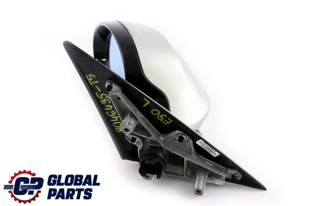 BMW 3 Series E90 M Sport High Gloss Left Wing Mirror N/S Titansilber Silver - SKU rhd-8046435-TS - Part number 8046435