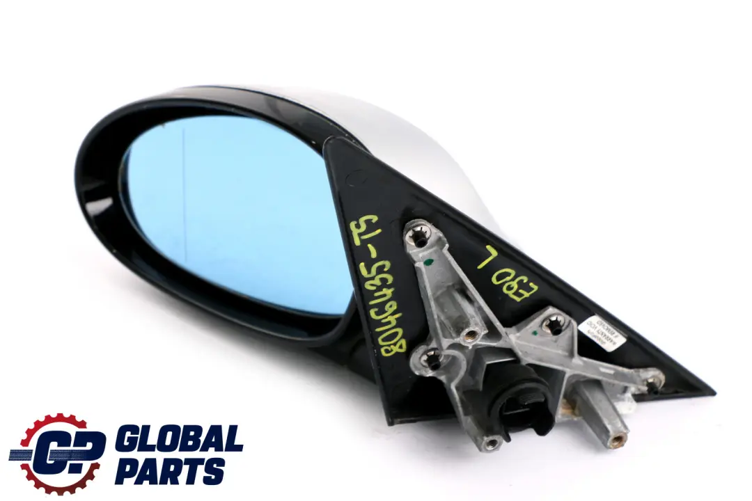 BMW 3 Series E90 M Sport High Gloss Left Wing Mirror N/S Titansilber Silver - SKU rhd-8046435-TS - Part number 8046435