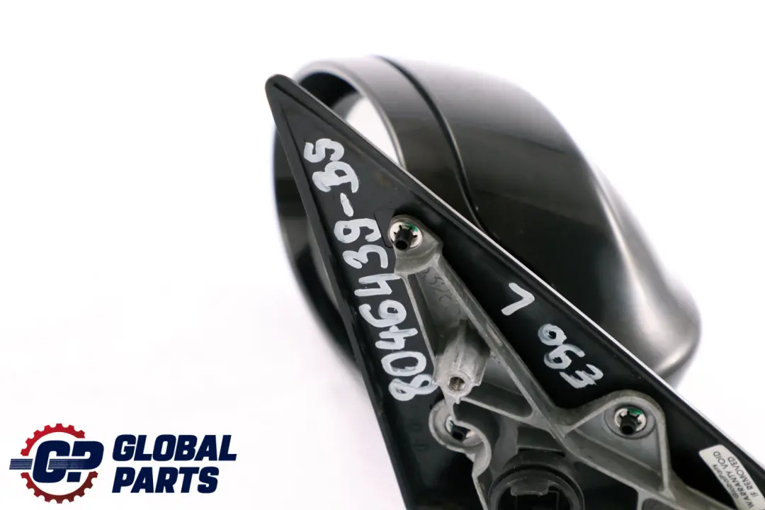 BMW 3 Series E90 M Sport High Gloss Auto Dip Left N/S Wing Mirror Black Sapphire - SKU rhd-8046439-BS - Part number 8046439