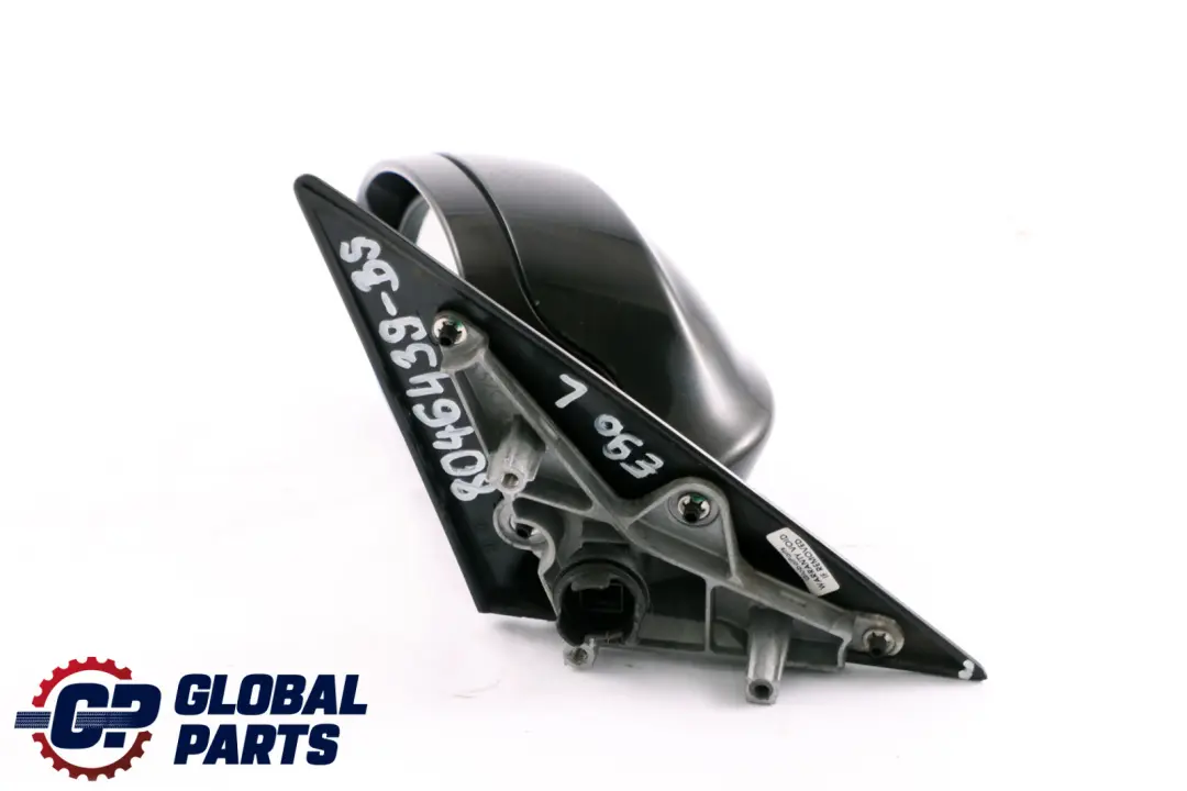 BMW 3 Series E90 M Sport High Gloss Auto Dip Left N/S Wing Mirror Black Sapphire - SKU rhd-8046439-BS - Part number 8046439