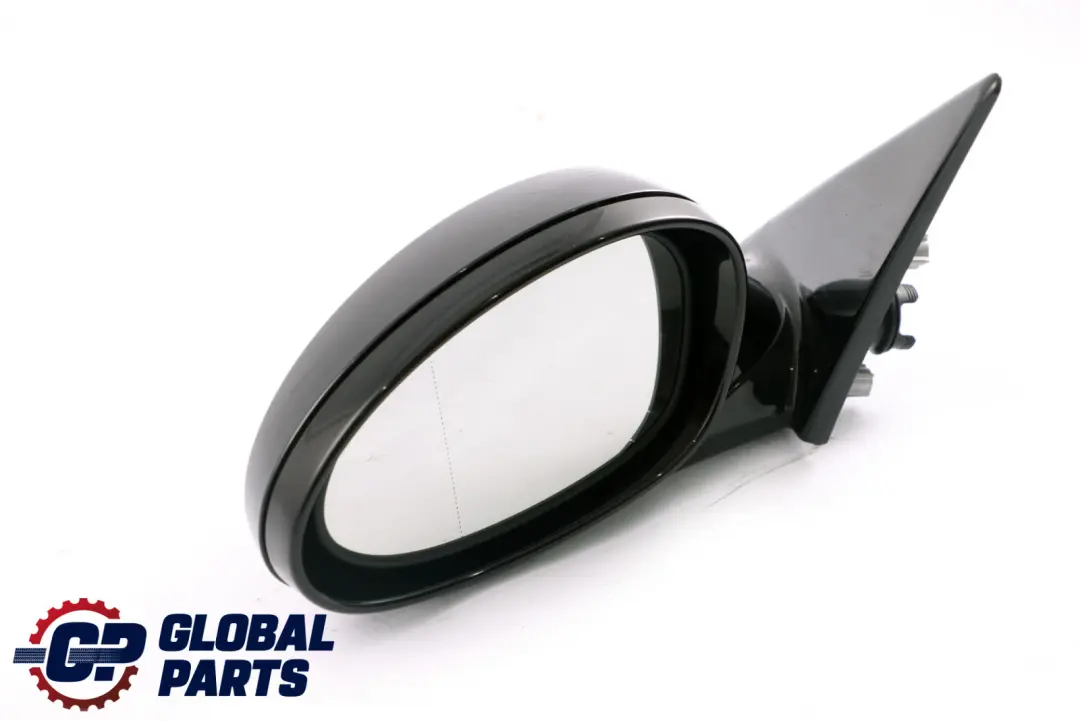 BMW 3 Series E90 M Sport High Gloss Auto Dip Left N/S Wing Mirror Black Sapphire - SKU rhd-8046439-BS - Part number 8046439