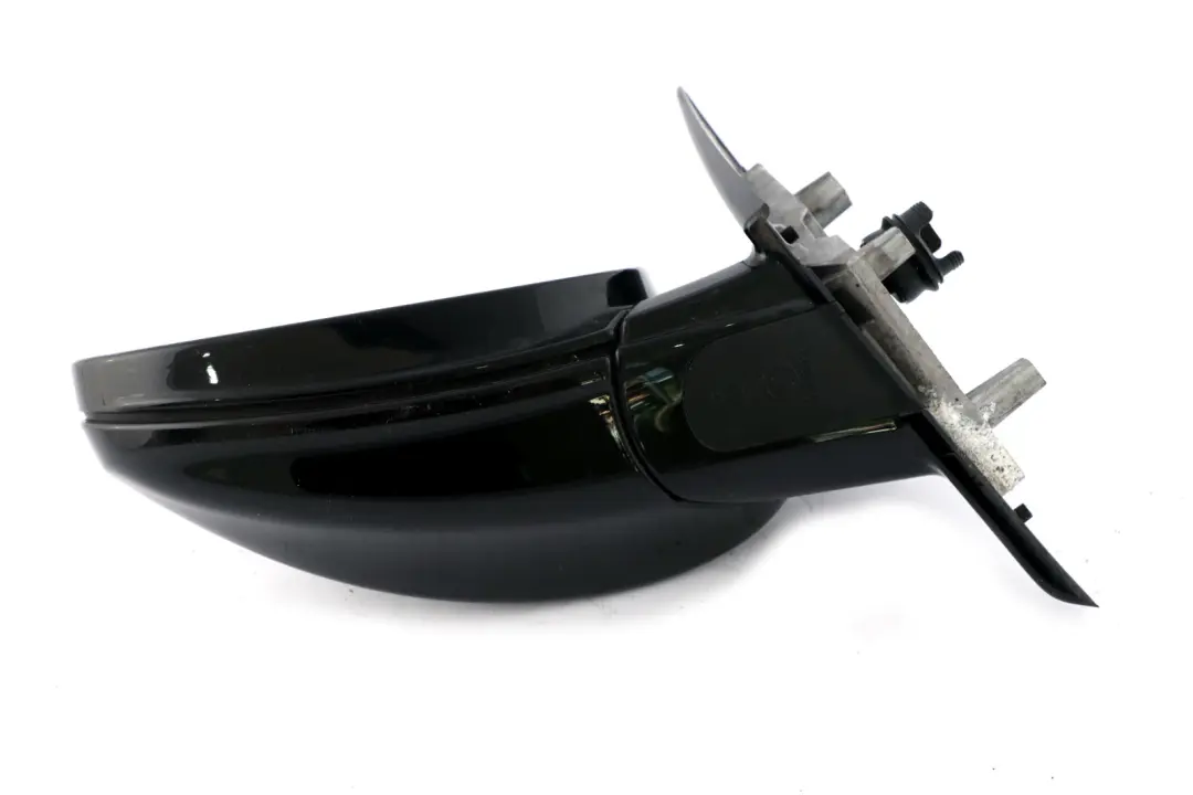 BMW 3 Series E90 M Sport High Gloss Auto Dip Left N/S Wing Mirror Schwarz Black - SKU rhd-8046439-SCH - Part number 8046439