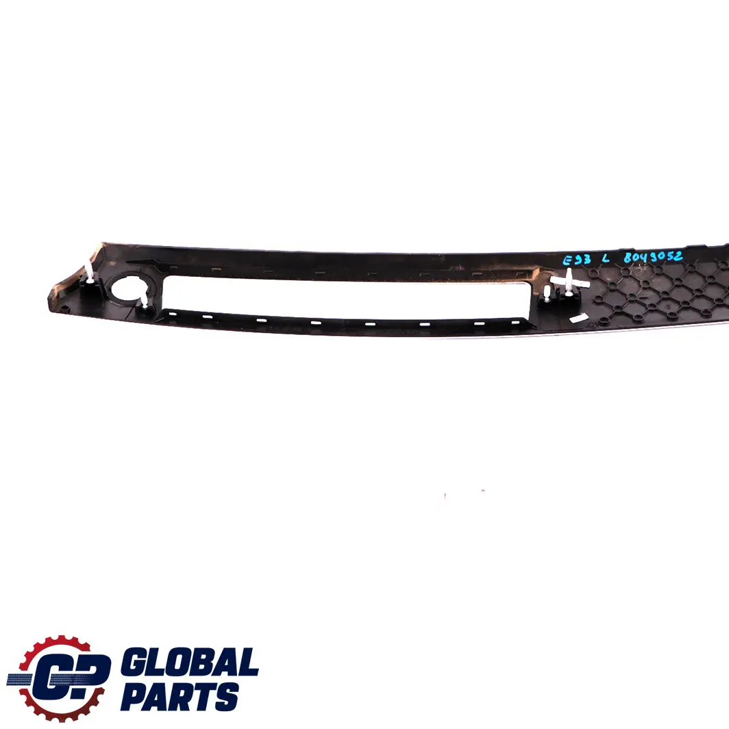 Trim Cover Dash Dashboard Left N/S Alu Glacier Silver to BMW 3 Series E92 E93 with Part number 8049052 BMW 3 Series E92 E93 Trim Cover Dash Dashboard Left N/S Alu Glacier Silver - SKU rhd-8049052 - Part number 8049052