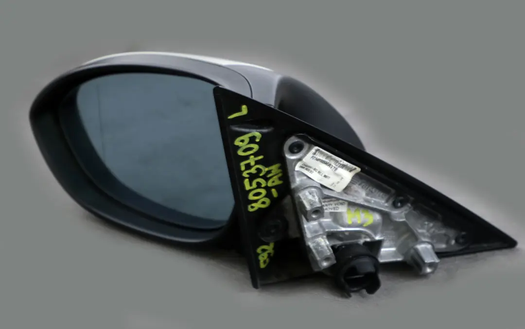 Left Mirror Wing N/S Heated Memory Alpinweiss Alpine White to BMW 3 Series E92 M3 with Part number 8053709 BMW 3 Series E92 M3 Left Mirror Wing N/S Heated Memory Alpinweiss Alpine White - SKU rhd-8053709-AW - Part number 8053709