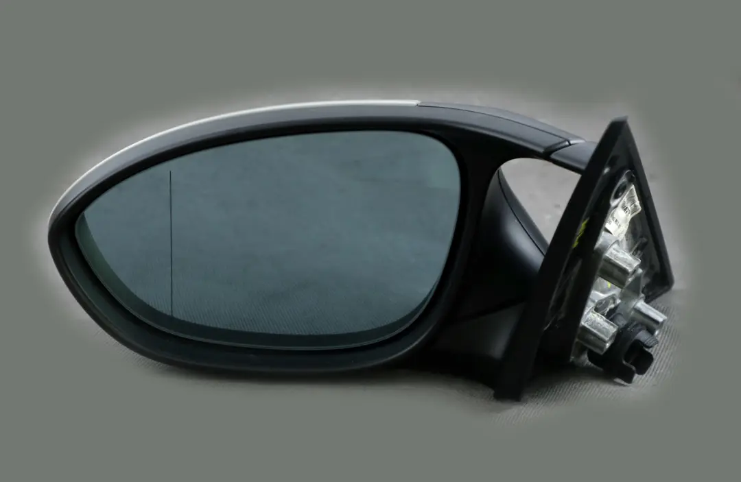 Left Mirror Wing N/S Heated Memory Alpinweiss Alpine White to BMW 3 Series E92 M3 with Part number 8053709 BMW 3 Series E92 M3 Left Mirror Wing N/S Heated Memory Alpinweiss Alpine White - SKU rhd-8053709-AW - Part number 8053709