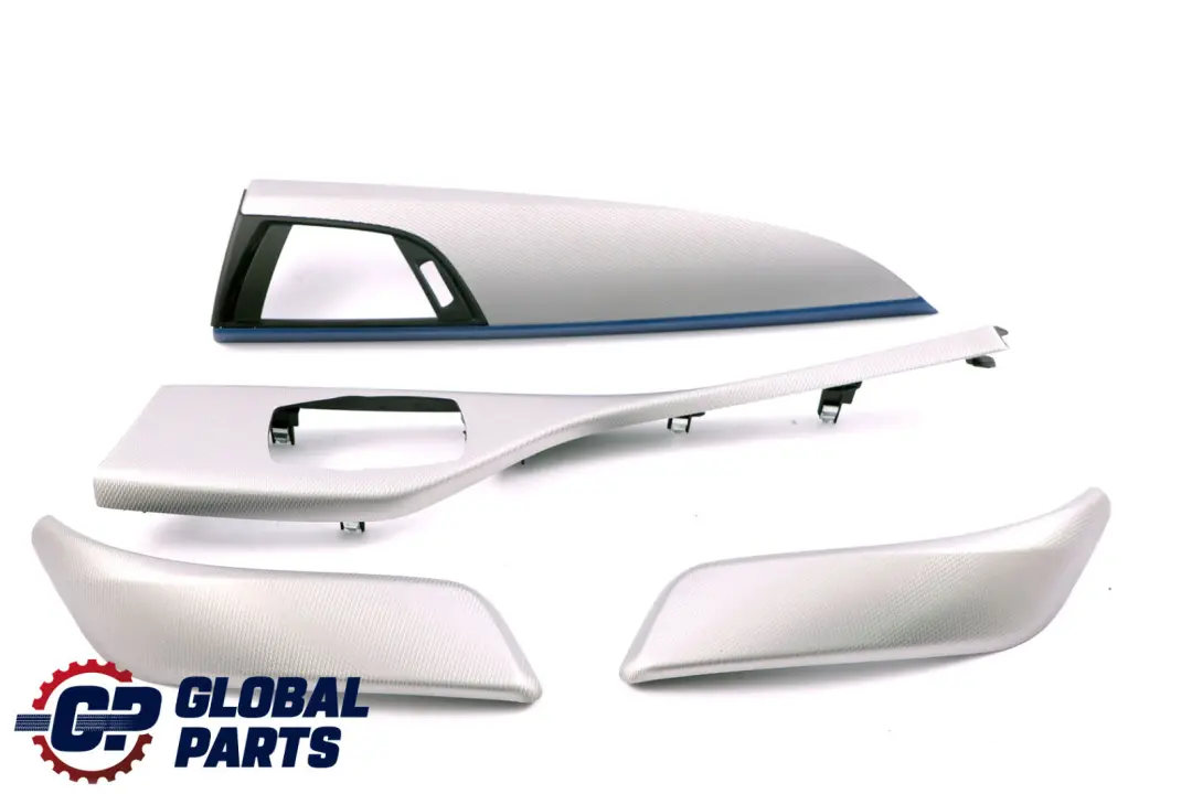BMW 1 2 Series F20 F21 F22 Set Dashboard Panel Trim Strip Cover Blau Matt - SKU rhd-8054902-1 - Part number 8054902