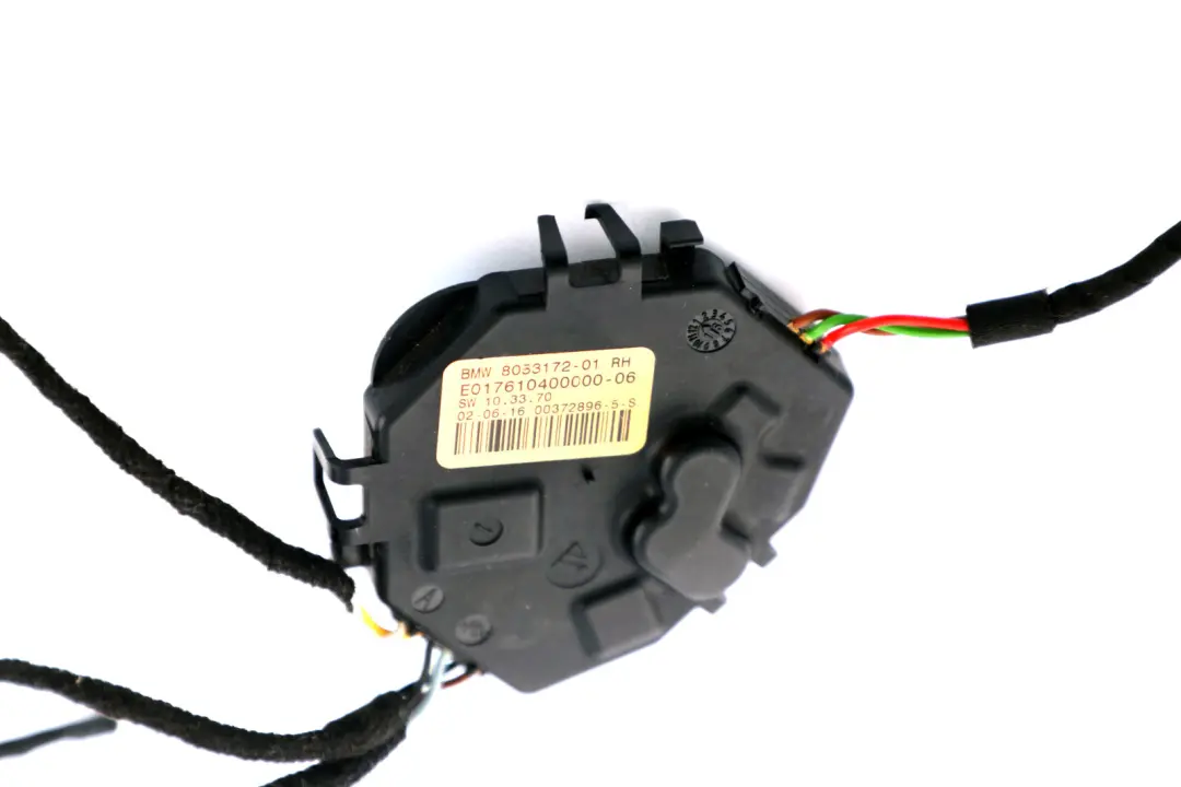 Wiring Electric Exterior Mirror Right O/S Heated to BMW 3 Series F30 F31 with Part number 8053172 BMW 3 Series F30 F31 Wiring Electric Exterior Mirror Right O/S Heated - SKU rhd-8059420-1 - Part number 8053172