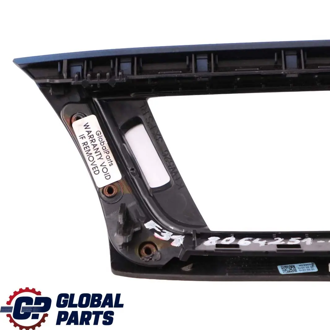 Interior Trim Dashboard Cover Panel Hexagon Alu Blue Matt to BMW 3 Series F30 with Part number 8064251 BMW 3 Series F30 Interior Trim Dashboard Cover Panel Hexagon Alu Blue Matt - SKU rhd-8064251-1 - Part number 8064251