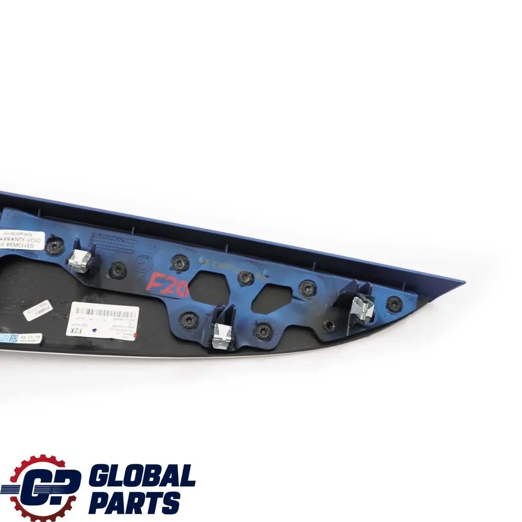 Trim Panel Dashboard Cover Passenger Hexagonal Blue Matt to BMW 1 2 F20 F21 F22 with Part number 8064262 BMW 1 2 F20 F21 F22 Trim Panel Dashboard Cover Passenger Hexagonal Blue Matt - SKU rhd-8064262 - Part number 8064262