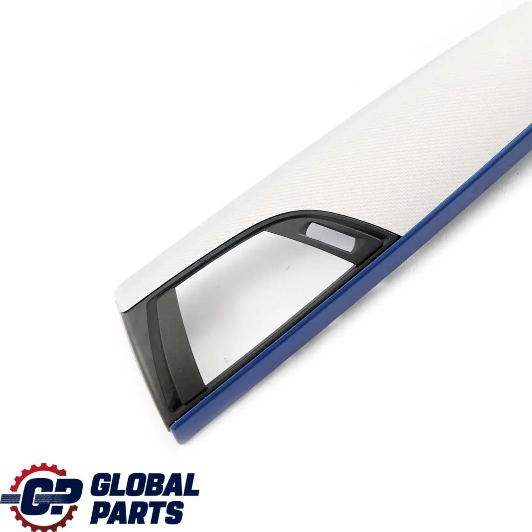 Trim Panel Dashboard Cover Passenger Hexagonal Blue Matt to BMW 1 2 F20 F21 F22 with Part number 8064262 BMW 1 2 F20 F21 F22 Trim Panel Dashboard Cover Passenger Hexagonal Blue Matt - SKU rhd-8064262 - Part number 8064262