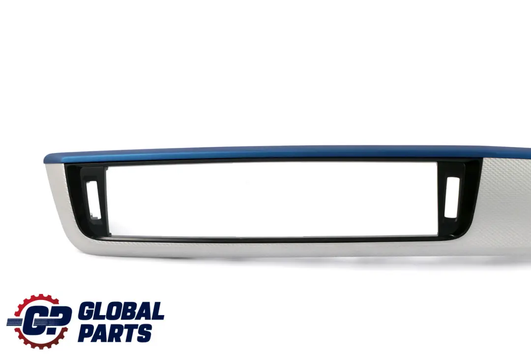 BMW 1 Series F20 F21 LCI Trim Panel Dashboard Cover Aluminium Hexagon Blue Matt - SKU rhd-8073764-1 - Part number 8073764