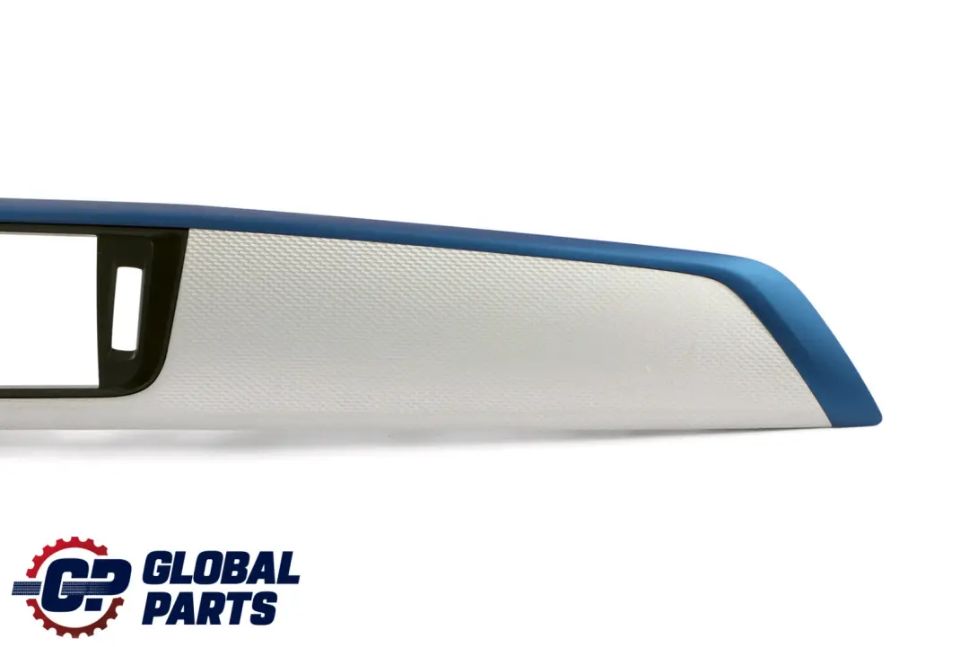 BMW 1 Series F20 F21 LCI Trim Panel Dashboard Cover Aluminium Hexagon Blue Matt - SKU rhd-8073764-1 - Part number 8073764