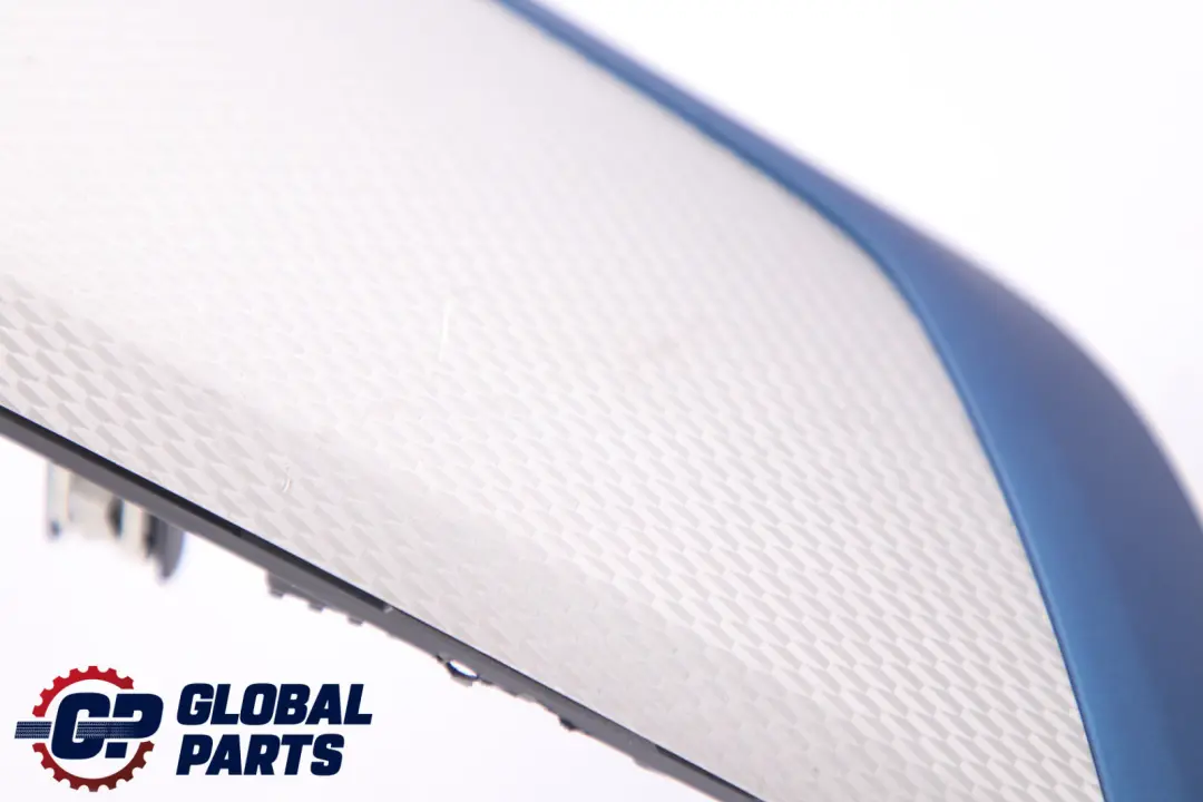 BMW 1 Series F20 F21 LCI Trim Panel Dashboard Cover Aluminium Hexagon Blue Matt - SKU rhd-8073764-1 - Part number 8073764