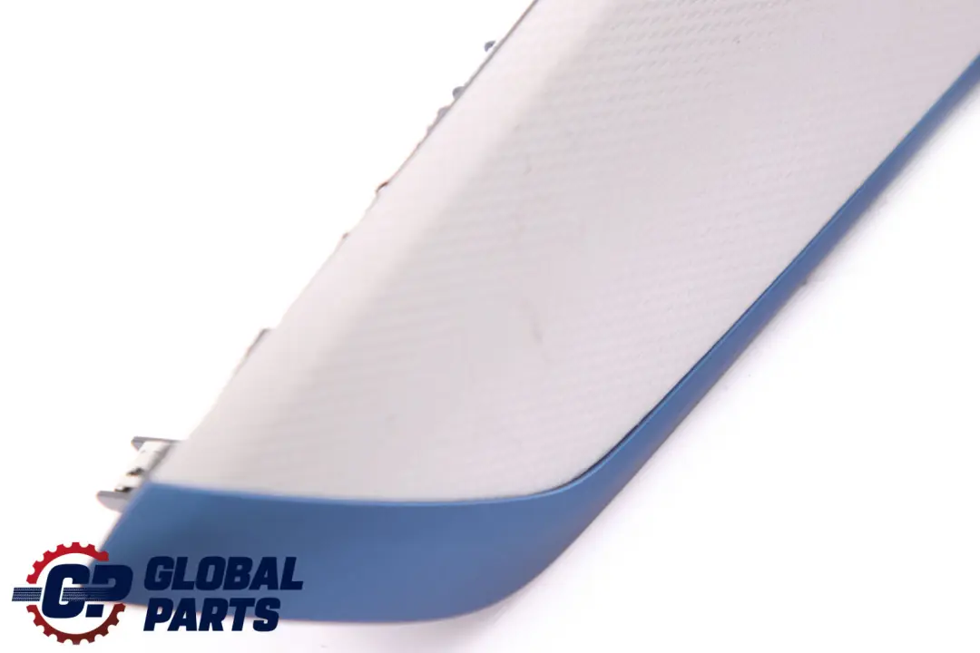 BMW 1 Series F20 F21 LCI Trim Panel Dashboard Cover Aluminium Hexagon Blue Matt - SKU rhd-8073764-1 - Part number 8073764